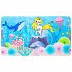 Коврик для ванны противоскользящий 70х40 см с печатью "Русалка", ПВХ, присоски, PRIMILA (ПРИМИЛА), 700371