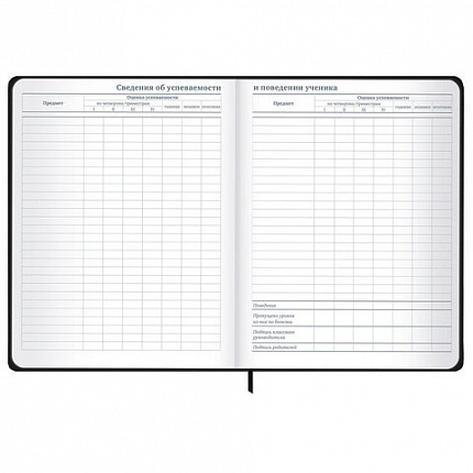 Дневник 1-11 класс 48 л., твердый, BRAUBERG, матовая ламинация, резинка, закладка-ляссе, с подсказом, "Элементы", 107242