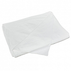 Ветошь ПОСТЕЛЬ БЕЛАЯ 10 кг, лоскуты 70х80 (±10 см), плотность 100-120 г/м2, 100% хлопок