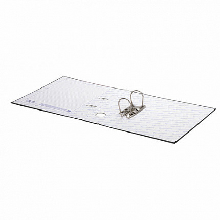 Папка-регистратор BRAUBERG с покрытием из ПВХ, 50 мм, черная (удвоенный срок службы), 220886