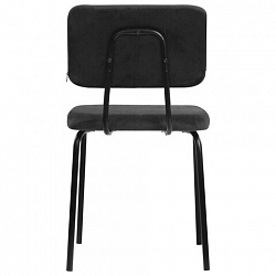 Стулья BRABIX "Dream CF-090", КОМПЛЕКТ 4 шт., черный каркас, ткань черная, 533243