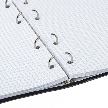 Тетрадь на кольцах А5 (165х215 мм), 120 листов, твердый картон, клетка, BRAUBERG, Beauty, 404082