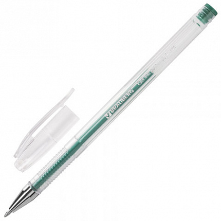 Ручки гелевые BRAUBERG "Jet", НАБОР 6 ЦВЕТОВ, МЕТАЛЛИК, узел 0,7 мм, линия письма 0,5 мм, 141029