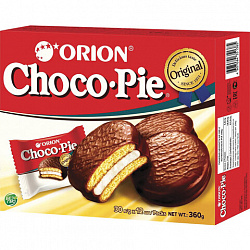 Печенье ORION "Choco Pie Original" 360 г (12 штук х 30 г), О0000013014