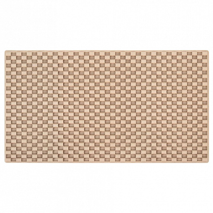Коврик для ванны противоскользящий 66х36 см, "Мозаика", бежевый, ТПЭ, присоски, PRIMILA (ПРИМИЛА), 700387