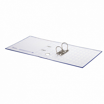 Папка-регистратор BRAUBERG с покрытием из ПВХ, 50 мм, синяя (удвоенный срок службы), 220888