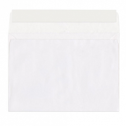 Конверты С4 (229х324 мм), отрывная лента, 100 г/м2, КОМПЛЕКТ 500 шт.