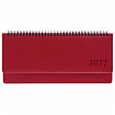 Планинг датированный 2027 305х140мм GALANT Ritter, под кожу, красный, 118207