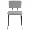 Стулья BRABIX "Dream CF-090", КОМПЛЕКТ 4 шт., черный каркас, ткань серая, 533252