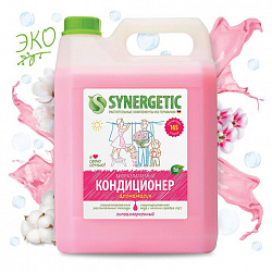 Кондиционер-ополаскиватель для белья 5 л SYNERGETIC "Аромамагия", гипоаллергенный, концентрат, 110500