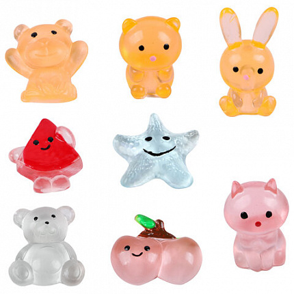 Игрушка-антистресс "ИГРУШКА-ЖЕЛЕШКА МИНИ", 4 см, ассорти 8 видов, дисплей, JOLLY JOT (ДЖОЛЛИ ДЖОТ), 665817