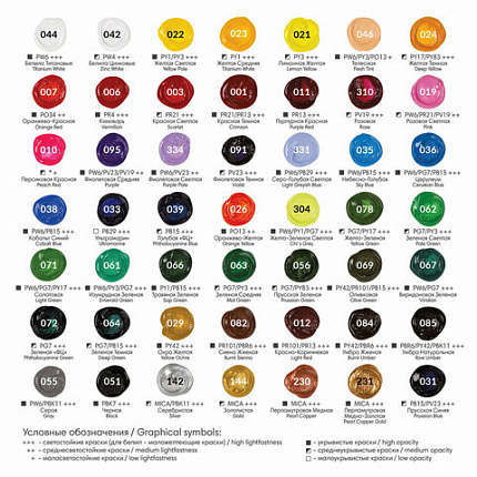 Краски акриловые художественные BRAUBERG ART DEBUT, НАБОР 18 цветов по 12 мл, в тубах, 191126