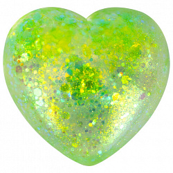 Игрушка-антистресс "СТЕКЛЯННОЕ СЕРДЦЕ", 5 см, ассорти 4 цвета, дисплей, JOLLY JOT (ДЖОЛЛИ ДЖОТ), 665808