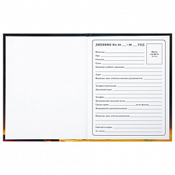 Дневник 1-4 класс 48 л., твердый, BRAUBERG, глянцевая ламинация, с подсказом, "Милый котик", 106835