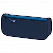 Пенал мягкий BRAUBERG KIDS, 2 отделения, полиэстер, "Dark blue", 22x10x6 см, 273551