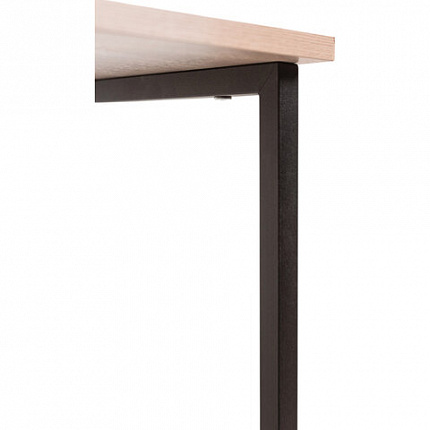 Стол BRABIX "SMART CD-020", 900х500х770 мм, ЛОФТ, металл/ЛДСП ясень шимо светлый, каркас черный, 641949