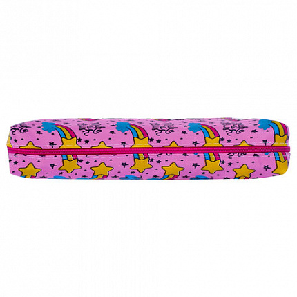 Пенал-косметичка ПИФАГОР, мягкий, "UNICORN", прямоугольный, 20х7х4 см, 229265