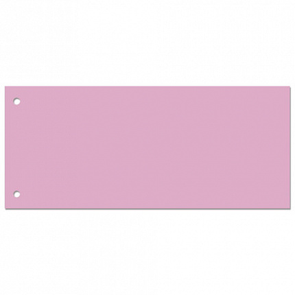 Разделители листов (полосы 240х105 мм) картонные, КОМПЛЕКТ 100 штук, розовые, BRAUBERG, 223974