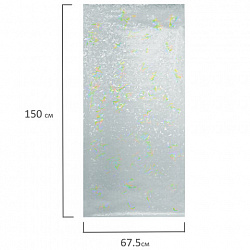 Пленка на окно самоклеящаяся статическая БЕЗ КЛЕЯ, солнцезащитная, 67,5х150 см, "Витраж", DASWERK (ДАСВЕРК), 607969