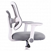 Кресло детское с подставкой для ног BRABIX KIDS "MG-215", сетка/ткань TW, серое, 533313