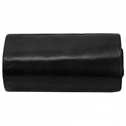 Мешки для мусора 60 л, черные, в рулоне 30 штук, особо прочные, ПВД 30 мкм, 58x68 см, LAIMA, 702658