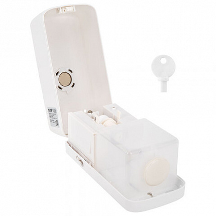 Дозатор для жидкого антисептика LAIMA PROFESSIONAL PREMIUM, СЕНСОРНЫЙ, 1 л, спрей, белый, ABS-пластик, 609513