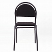 Стул для посетителей РС00М, черный каркас, ткань черная