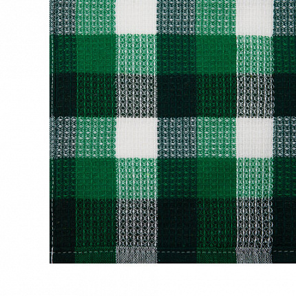 Салфетка вафельная универсальная, ХЛОПОК, 40х64 см, цветная клетка, ассорти, BOOMHOUSE (БУМХАУС), 700883