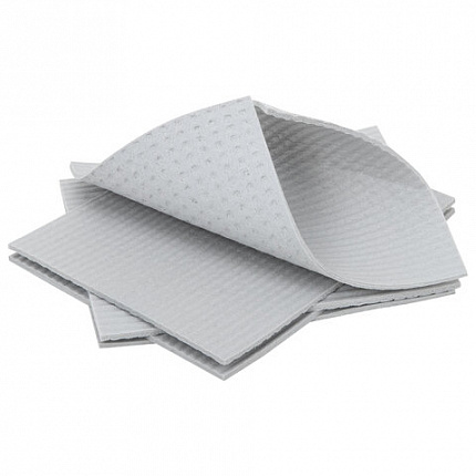 Салфетки губчатые для уборки кухни 15х18 см, ЦЕЛЛЮЛОЗНЫЕ, КОМПЛЕКТ 5 шт., серые, LAIMA, 700266