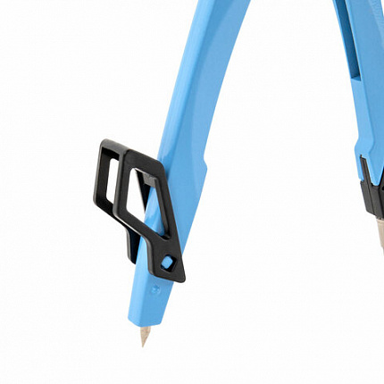 Готовальня BRAUBERG ULTRA, 4 предмета: циркуль 135 мм, запасной грифель, насадка, аквамариновый цвет, 210822