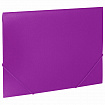 Папка на резинках А4 BRAUBERG PIXEL, фиолетовая, до 300 листов, 0,5 мм, 273042