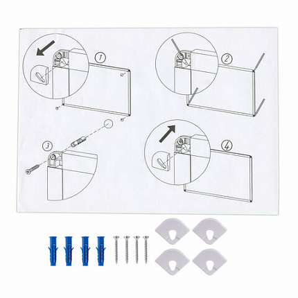 Доска магнитно-маркерная 70х50 см, алюминиевая рамка, ГАРАНТИЯ 10 ЛЕТ, РОССИЯ, BRAUBERG, 238185