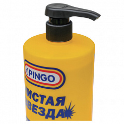 Паста очищающая с абразивом, флакон с дозатором 700 мл, PINGO (Пинго), ЧИСТАЯ ЗВЕЗДА, от стойких загрязнений, 85010-15