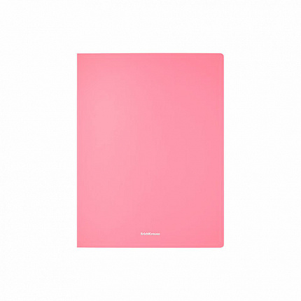 Папка на 4 кольцах ERICH KRAUSE "Diagonal Pastel", 24 мм, до 150 листов, ассорти, 0,6 мм, 49978