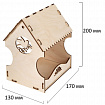 Конструктор, кормушка для птиц, сборная модель "Рябинка", 20х17х13 см, фанера, BAMBOX (БАМБОКС), 666180
