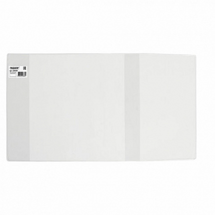 Обложка ПВХ 300х580 мм для учебников/тетрадей А4/контурных карт, ПИФАГОР, универсальная, 180 мкм, штрих-код, 229338