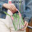 Сумочка-органайзер повседневная HEIKKI KNIT (ХЕЙКИ) кросс боди, вязаная, 17х12х5 см, "Fun zebra", 273792