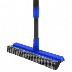 Окномойка КОМПЛЕКТ черенок металлопластик 70-120 см + рабочая часть 25 см (в разборе), ЛЮБАША, 700049