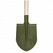 Лопата штыковая 20х28,5 см, с ребрами жесткости, высота 145 см, деревянный черенок, КМ000882