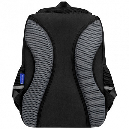 Рюкзак BRAUBERG STAR, 1 отделение, 5 карманов, "Watch out", черный, 40x29x13 см, 273132