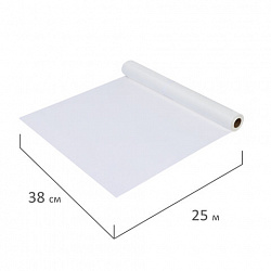 Бумага для выпечки силиконизированная, пергамент 38 см х 25 м, цвет белый, LAIMA, CH, 609584