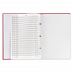 Папка для дипломного проекта STAFF, А4, 215х305 мм, жесткая обложка, бумвинил красный, 100 л., без рамки, 127525