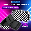 Пенал-органайзер BRAUBERG, 1 отделение, полиэстер, 22x11,5x6 см, "Black and White", 271572