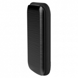 Телефон мобильный TEXET TM-422, 2 SIM, 2,4", раскладной, microSD, FM, MP3, Bluetooth, камера, фонарик, черный, 127115