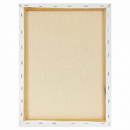 Холсты на подрамнике BRAUBERG ART CLASSIC, НАБОР 3 шт., 380 г/м2, 100% хлопок, среднее зерно, 191655