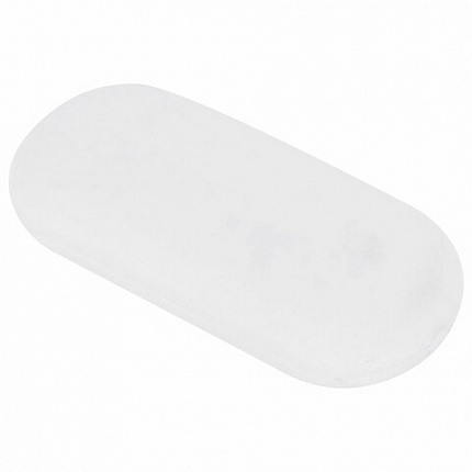 Ластик BRAUBERG "Oval", 55х23х10 мм, белый, овальный, 222471