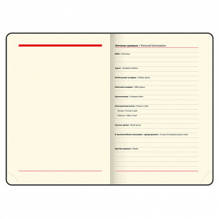 Ежедневник недатированный БОЛЬШОЙ ФОРМАТ 210х297 мм А4, BRAUBERG "Status", 160 л., темно-синий, 113359