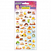 Наклейки объемные зефирные и гелевые 17,5х9,5 см, ассорти 12 видов, FUNSTER (ФАНСТЕР), 666677