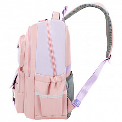 Рюкзак SNOOBAG (СНУБЭГ) PROACTIVE, 2 отделения, 7 карманов, Delicate, сиреневый, 40х29х17 см, 274446