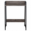 Стол на металлокаркасе BRABIX "LOFT CD-003", 640х420х840 мм, цвет морёный дуб, 641215